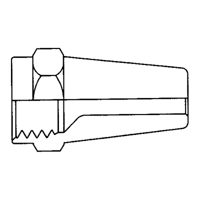 TITON 41X4 LONG FLARE NUT