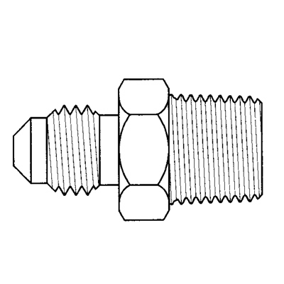 TITON 48X4X2 MALE FLARE UNION