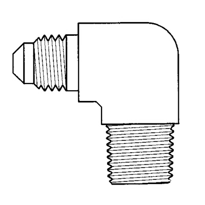 TITON 49X3X2 MALE FLARE ELBOW