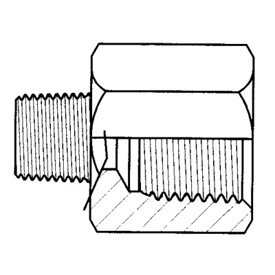 TITON 3200X12X8 M/F ADAPTOR