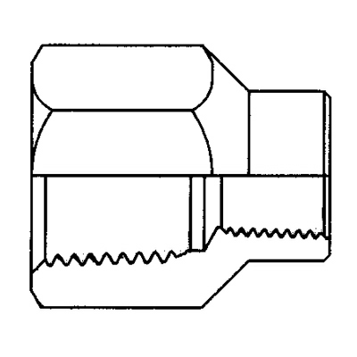 TITON 3304X8X6 REDUCING SOCKET